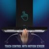 touch control with motion sensor in chimney
