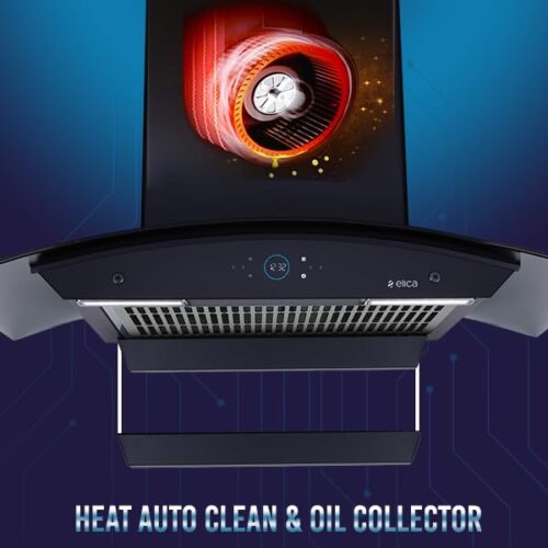 Auto clean feature of chimney