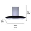 dimension of chimney