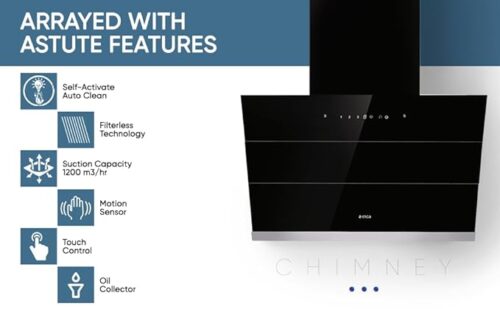 Features of elica chimney