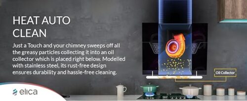 chimney with heat auto clean