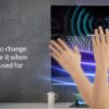 hand showing chimney's motion sensor