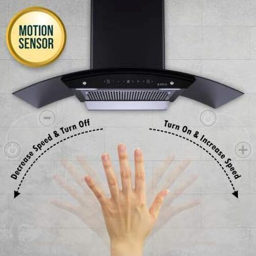 chimney with motion sensor