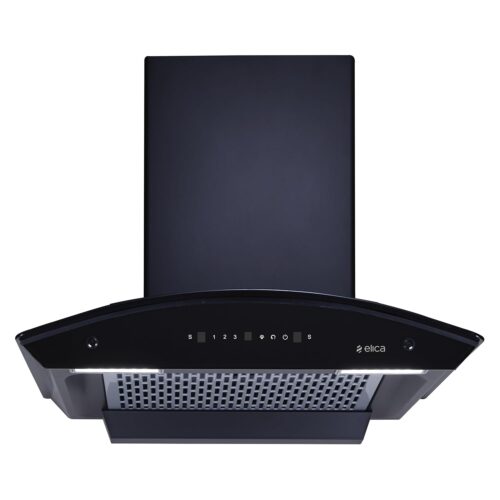 Elica 60cm 1600 m3/hr Filterless Autoclean Kitchen Chimney with 15 Years Warranty | Made In India | WDFL PLUS HAC LTW 60 MS NERO | Black