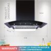 dimenstion of chimney