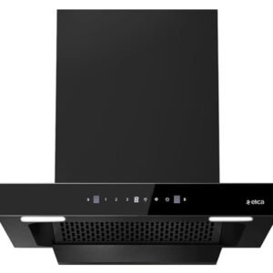 Elica 60cm 1600 m3/hr Filterless Autoclean Kitchen Chimney with 15 Years Warranty (FL PLUS 600 SPT HAC LTW MS NERO), Black