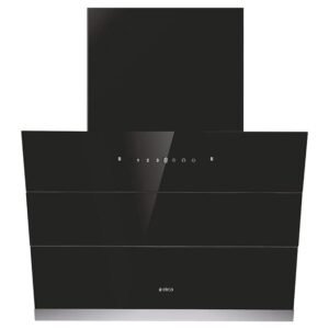Elica 60 cm 1350 m3/hr Filterless Autoclean Angular Kitchen Chimney with 15 Years Warranty (EFL-S6012 HAC LTW VMS, Touch + Motion Sensor Control, Black)