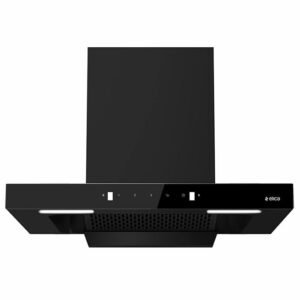 Elica 90 cm 1350 m3/hr Filterless Autoclean Kitchen Chimney (FL 900 SPT HAC MS NERO, Touch + Motion Sensor Control, Black)
