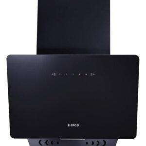 Elica 60cm 1200 m3/hr Vertical Filterless Autoclean Kitchen Chimney with Twin Suction Inlets | 15 Years Warranty on Motor | KITTY FL 600 HAC LTW MS NERO