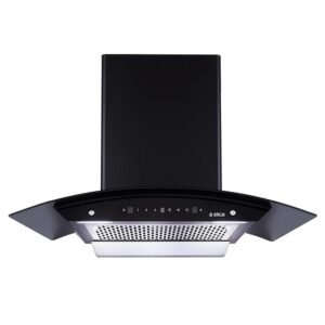 Elica 90 cm 1200 m3/hr Thermal Sensor Filterless Autoclean Kitchen Chimney with 15 Years Warranty (AUTO SENSE WDFL 906 HAC LTW MS NERO)