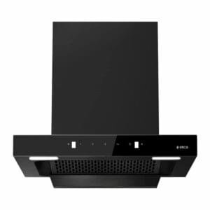 Elica 60cm 1350 m3/hr Filterless Autoclean Kitchen Chimney | FL 600 SPT HAC MS NERO | Black | Touch + Motion Sensor Control